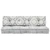vidaXL Coussin de canapé palette Gris clair Tissu Patchwork