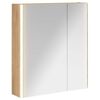 vidaXL Armoire Miroir de Salle de Bain Ch&ecirc;ne artisan
