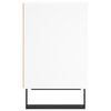 vidaXL Tables de chevet 2 pcs blanc 40x30x50 cm bois d'ing&eacute;nierie