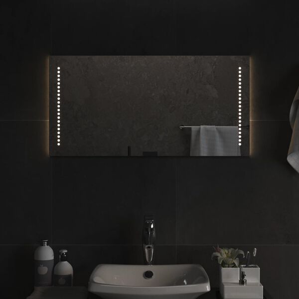 vidaXL Miroir de salle de bain &agrave; LED 40x80 cm