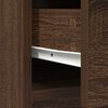 vidaXL Buffet avec tiroirs et portes ch&ecirc;ne marron 73x31x90 cm
