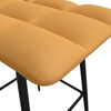 vidaXL Tabourets de bar lot de 2 marron velours