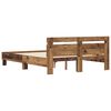 vidaXL Cadre de lit Bois ancien 160 x 200 cm Bois d'ing&eacute;nierie