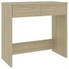 vidaXL Bureau Ch&ecirc;ne Sonoma 80x40x75 cm Agglom&eacute;r&eacute;
