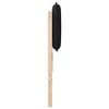 vidaXL T&ecirc;te de lit capitonn&eacute;e Naturel et Noir 200 cm Pin massif