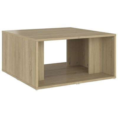 vidaXL Tables basses 4 pcs chêne Sonoma 33x33x33 cm bois d'ingénierie