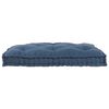 vidaXL Coussin de canap&eacute; Indigo 120 x 80 x 12 cm tissu
