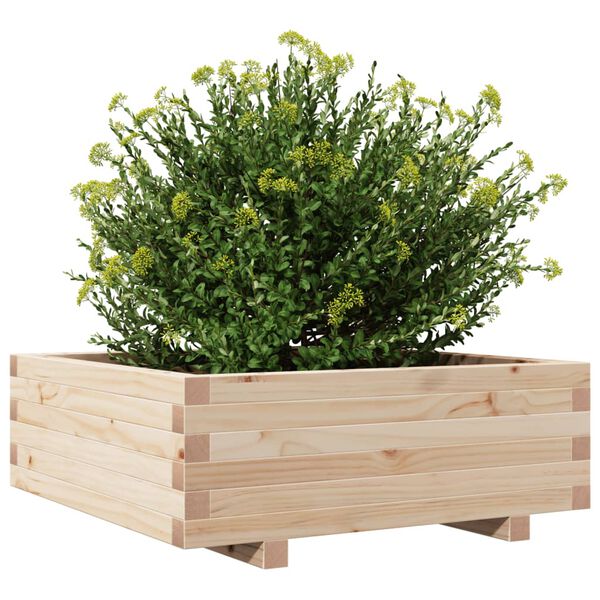 vidaXL Jardini&egrave;re 70x70x26,5 cm bois de pin massif