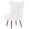 vidaXL fauteuil Blanc 69 x 74 x 93 cm Cuir artificiel
