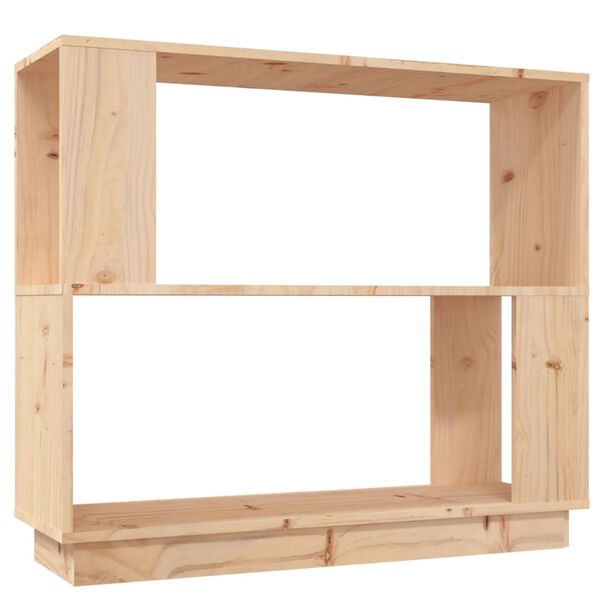 vidaXL Biblioth&egrave;que/S&eacute;parateur de pi&egrave;ce 80x25x70 cm Bois de pin solide