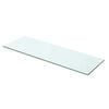 vidaXL Panneau d&rsquo;&eacute;tag&egrave;re Verre transparent 60 x 15 cm