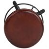 vidaXL Tabourets de bar lot de 2 76 cm cuir v&eacute;ritable