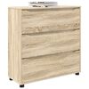 vidaXL Armoire de rangement Ch&ecirc;ne Sonoma 80 x 31 x 81 cm