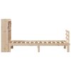 vidaXL Lit biblioth&egrave;que sans matelas 100x200 cm bois massif de pin