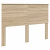 vidaXL Cadre de lit Ch&ecirc;ne Sonoma 140 x 200 cm Bois d'ing&eacute;nierie