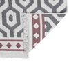 vidaXL Tapis Gris 100x300 cm Coton
