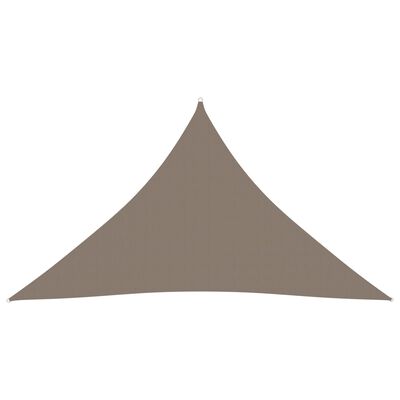 vidaXL Voile de parasol Tissu Oxford triangulaire 3x3x4,24 m Taupe