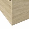 vidaXL Cadre de lit avec tiroirs sans matelas ch&ecirc;ne sonoma 140x200 cm