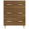 vidaXL Buffet Ch&ecirc;ne marron 70x34x90 cm Bois d'ing&eacute;nierie