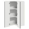 vidaXL Armoire de cuisine Lucca Noir 57 x 57 x 100 cm