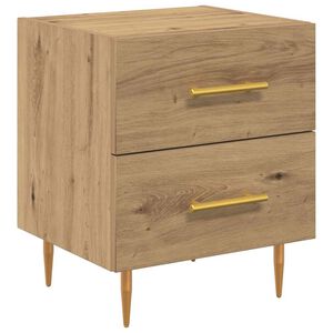 vidaXL Cabinet de chevet Ch&ecirc;ne artisanal 40 x 35 x 47,5 cm