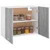 vidaXL Armoire suspendue "Lyon" Gris Sonoma 80 x 31 x 60 cm Bois d'ing&eacute;nierie