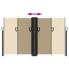 vidaXL Auvent lat&eacute;ral r&eacute;tractable beige 140x1000 cm