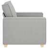 vidaXL Canap&eacute; Fauteuil Gris Nuage 100x78x84 cm Tissu