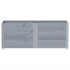 vidaXL Colliers de palette 3 pcs gris 150x50 cm bois de pin solide