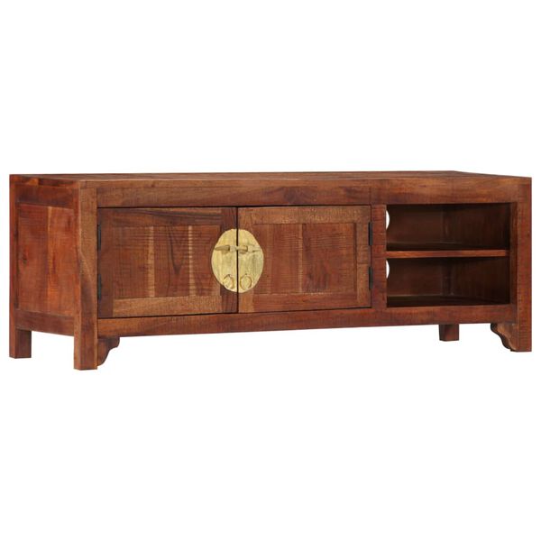 vidaXL Meuble TV 120x30x40 cm Bois d'acacia massif