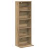 vidaXL Meuble CD Ch&ecirc;ne artisanal 33 x 23,5 x 97,5 cm Bois d'ing&eacute;nierie
