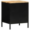 vidaXL Cabinet de chevet avec tiroir Marron et Noir 40 x 35 x 50 cm