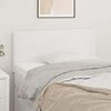 vidaXL T&ecirc;te de lit Blanc 100x5x78/88 cm Similicuir