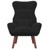 vidaXL fauteuil Noir 69 x 74 x 93 cm Velours