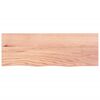 vidaXL Comptoir de salle de bain marron 80x30x(2-6) cm bois trait&eacute;