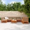 vidaXL Ensemble de salon de jardin 8 pcs Brun Cir&eacute; Pin massif
