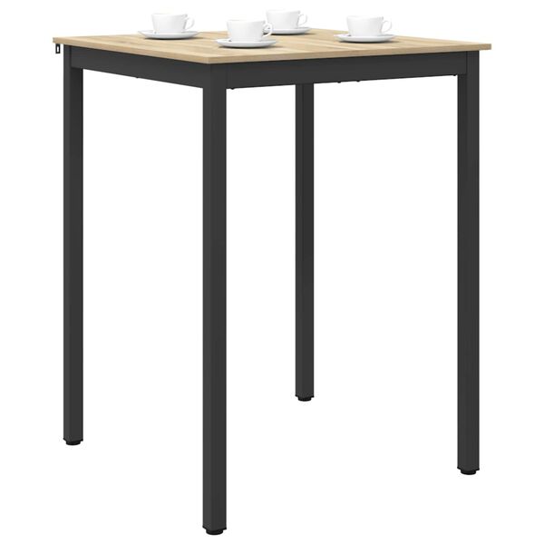 vidaXL Table de salle &agrave; manger / Table de repas Bois d'ing&eacute;nierie