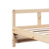 vidaXL Lit de jour avec matelas 90x200 cm bois de pin massif