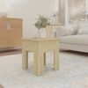 vidaXL Table basse ch&ecirc;ne sonoma 40x40x42 cm bois d'ing&eacute;nierie