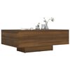 vidaXL Table basse Ch&ecirc;ne marron 85x55x31 cm Bois d'ing&eacute;nierie