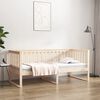 vidaXL Lit de jour sans matelas 100x200 cm bois de pin massif