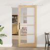 vidaXL Porte coulissante ORKDAL Naturel 86 x 198,5 cm