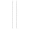 vidaXL Casier &agrave; vin mural pour 24 bouteilles 2 pcs Blanc Fer