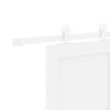 vidaXL Porte coulissante Blanc 83 x 232 cm Pin massif