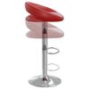 vidaXL Tabouret de bar Rouge bordeaux Similicuir