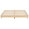 vidaXL Cadre de lit sans matelas ch&ecirc;ne sonoma 200x200 cm
