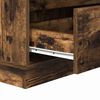 vidaXL Cabinet de chevet avec tiroir Ch&ecirc;ne fum&eacute; 71 x 34,5 x 75 cm