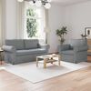 vidaXL Canap&eacute; 2 pcs Gris clair 175 x 82 x 80 cm tissu