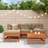 vidaXL Ensemble de salon de jardin 5 pcs Brun Cir&eacute; Pin massif