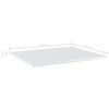 vidaXL Panneaux de biblioth&egrave;que 4 pcs blanc brillant bois d&rsquo;ing&eacute;nierie